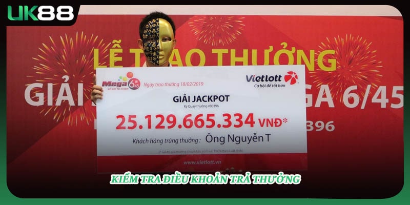 Kiểm tra điều khoản trả thưởng